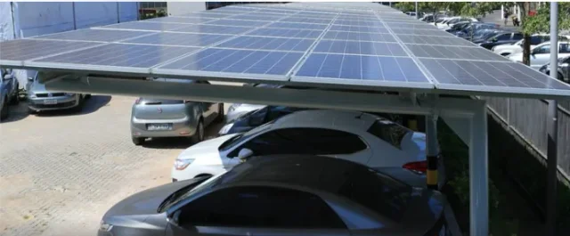 Carport Solar, foto do equipamento